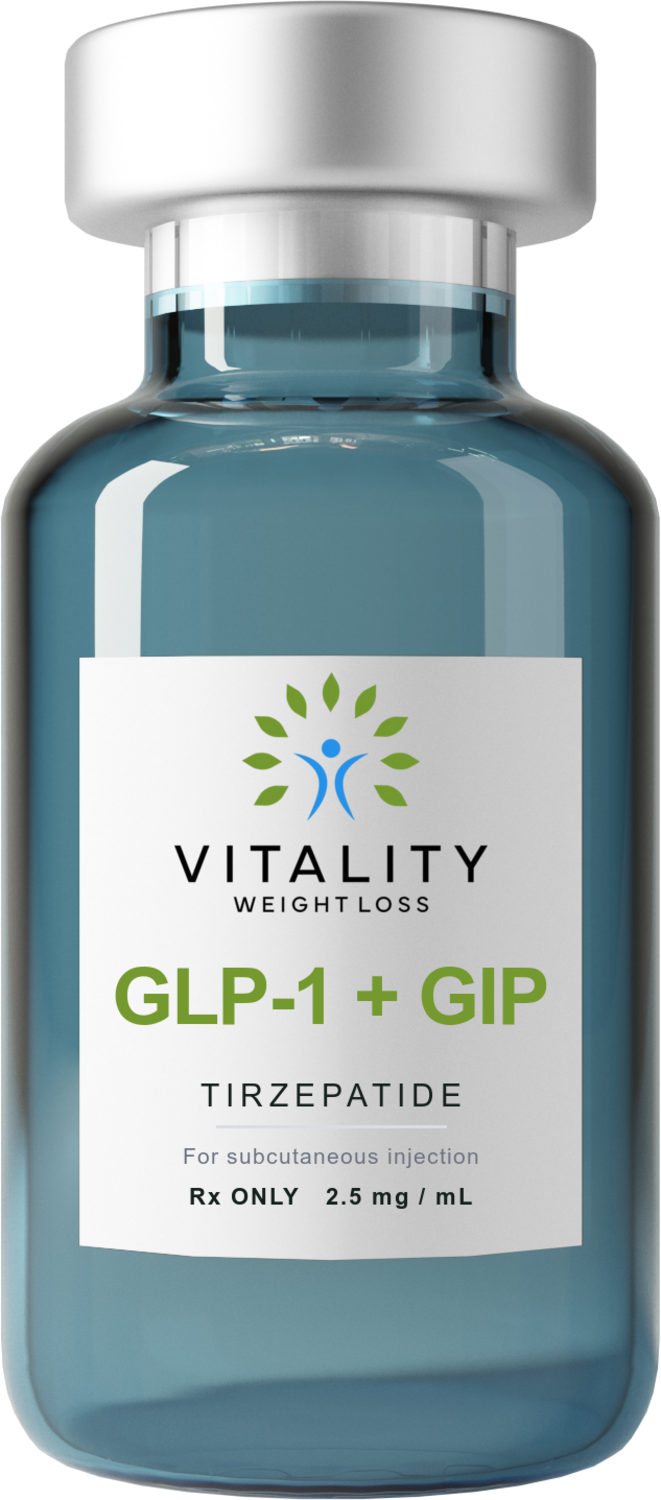Vitality GLP-1 + GIP tirzepatide vial